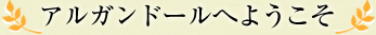 アルガンドールへようこそ